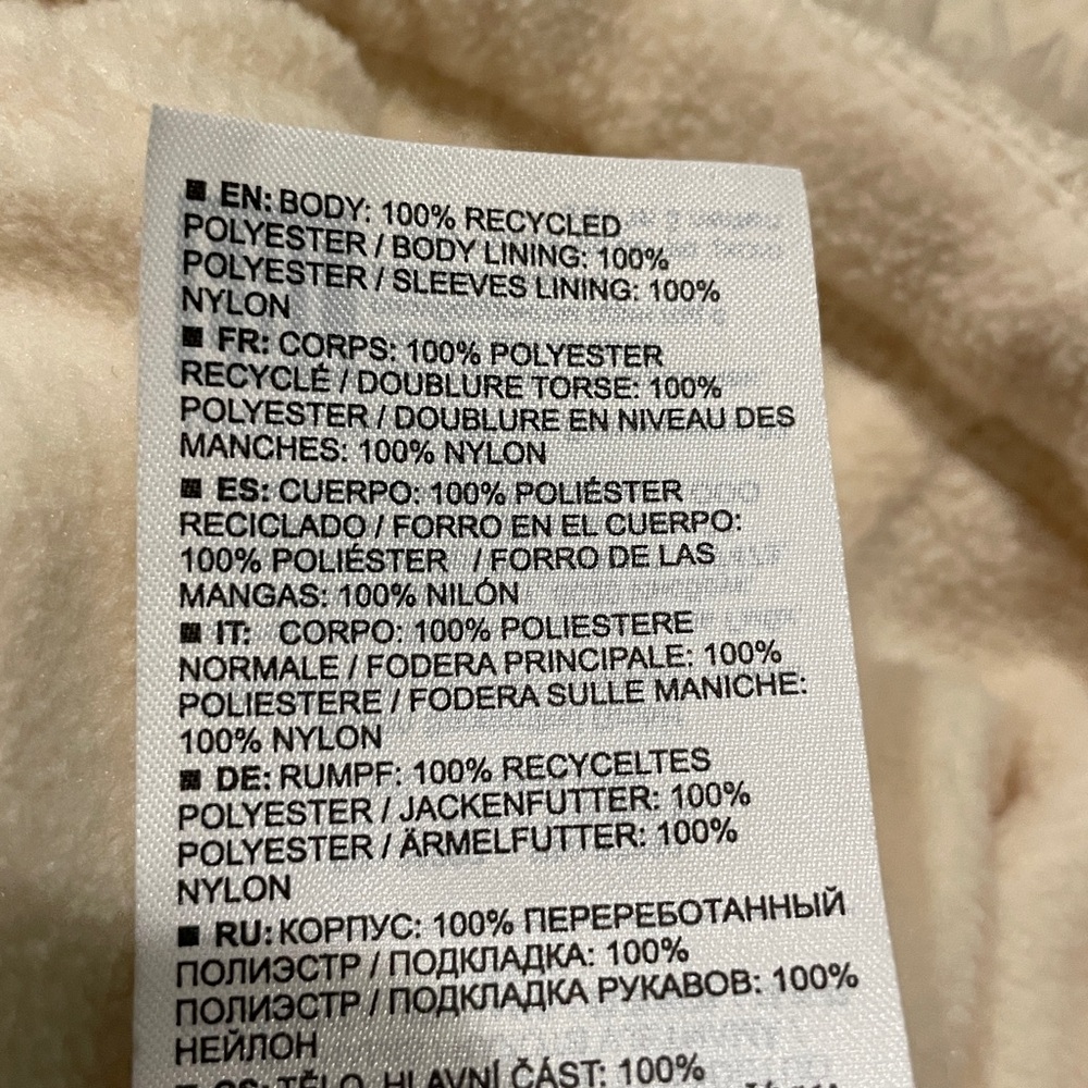 BURTON LYNX FLEECE PULLOVER in Crème Brûlée NWT XS - Picture 10 of 10